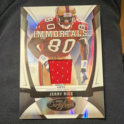 Jerry Rice 2009 Donruss Certified Immortals Jersey #209 49ers 019/250