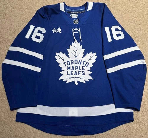 Mitch Marner Toronto Maple Leafs Game Worn Jersey -Olympics LOA Photo Matched 🔥