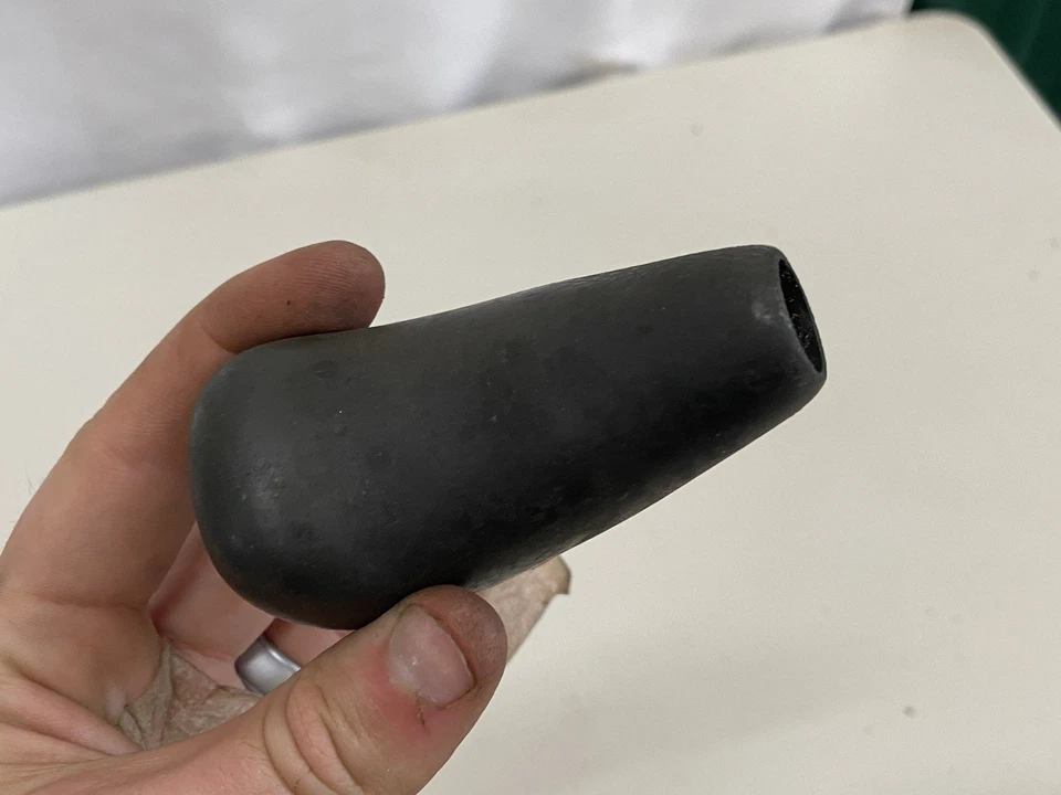 Datsun 280ZX 1979-83 OEM negro gris manual 5 velocidades MT palanca de cambios perilla de cambio Foto 4 de 4