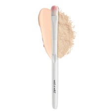 Large Concealer Brush 728in Cruelty Free Vegan Ergonomic Handle Two Toned Fibers