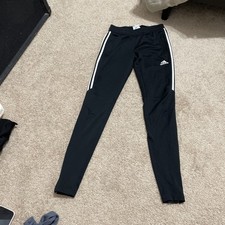 adidas womens Tiro 21 Track Pants Black/White X-Small