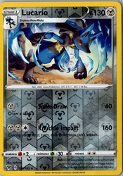 Lucario 120/185 Reverse Holo Vivid Voltage