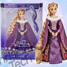 Cosplay Disney 2021 Tangled Rapunzel Holiday Special Edition Doll Action Figure