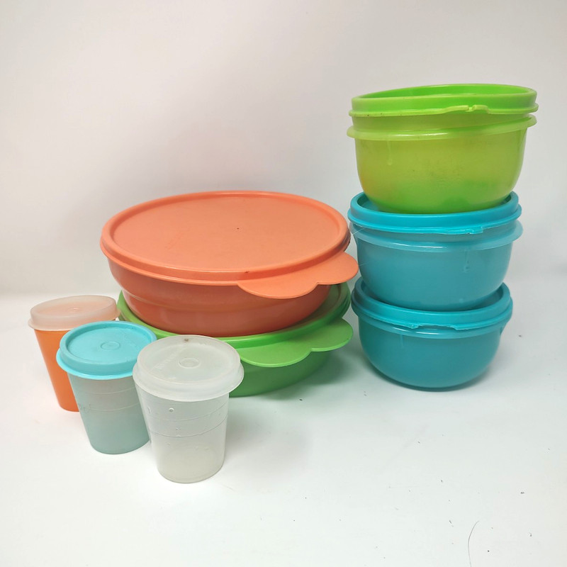 Tupperware Green Bowl