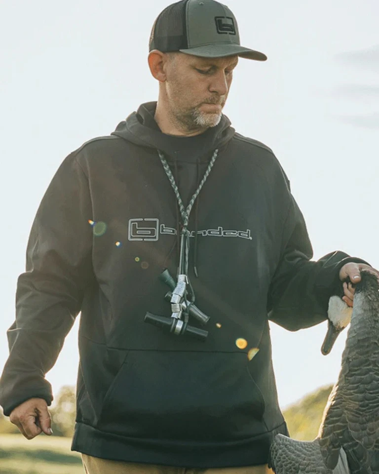 Banded Fg-1 Series Honker Black Hoodie - Image 2 of 4