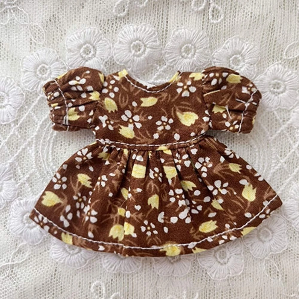 VETEMENTS Bambole abiti manica corta vestiti stampati fatti a mano bambola top bambola gonna vestiti