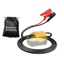 Jumper Cables with Adapter for Dewalt 20V Battery 8AWG Portable Battery 2FT