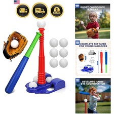Tball Set for Kids 3-5 & 5-8 - Toddler Baseba...