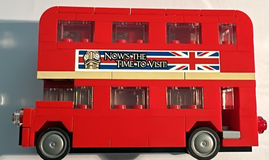LEGO Creator London Bus 40220 Complete but no instructions no box