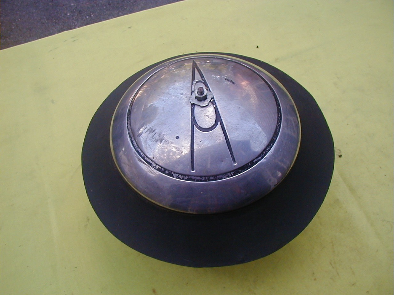 CUSTOM RAT ROD AIR CLEANER HOT ROD 4BBL 5” HOLE USES STANDARD FILTER