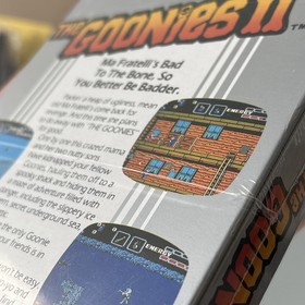 NUOVO SIGILLATO IN FABBRICA H-SEAM The Goonies II 2 gioco Nintendo NES RARO 1987