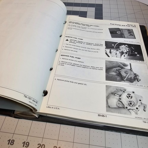 John Deere 130 160 165 175 180 185 Lawn Tractor Technical Service Manual -TM1351 - Picture 10 of 13