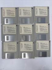 Microsoft Word For Windows 95 3.5  Floppy Setup Disk Set All 9 Vintage 90  s