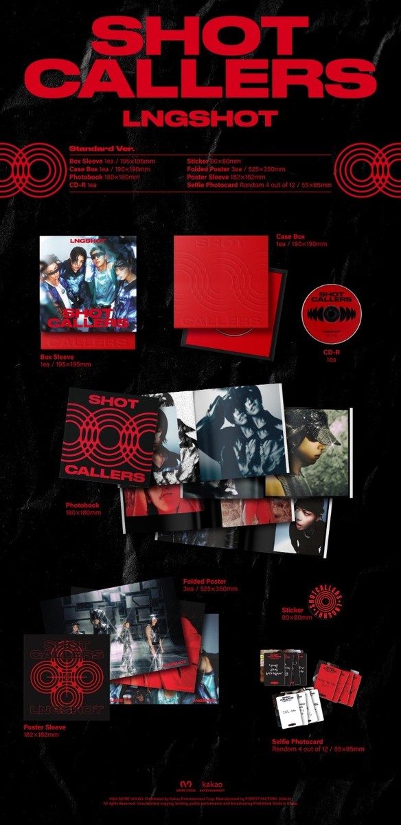 LNGSHOT SHOT CALLERS EP Album Standard Ver | eBay