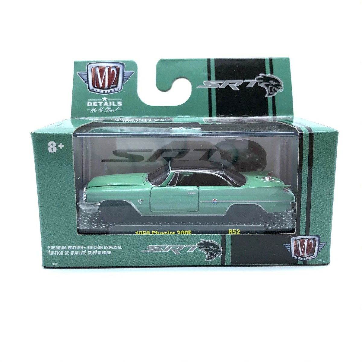 M2 Machines SRT '60 1960 Chrysler 300F Car Seafoam Green