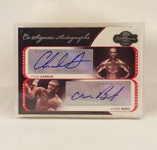 Chad Dawson Andre Berto 2008 Topps Co Signers authentic autograph Boxing card