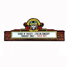 Guns Roses Pinball Topper USB 3D Printed LED Lightbox Rock Your Game