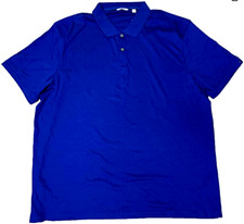 Calvin Klein Men's Lifestyle Soft Liquid Cotton Polo Shirts Gravity, XX-Large .