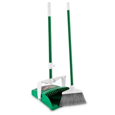 Durable Portable Broom and Dust Pan Combo Clean Up for House Garage Restaurants
