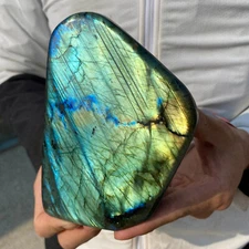 2.5lb Natural Labradorite Quartz Crystal Freeform Mineral Specimen Healing