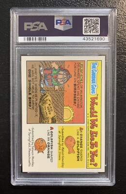 1987 Garbage Pail Kids OS9 Polluted Percy 349a PSA 10 GEM MINT