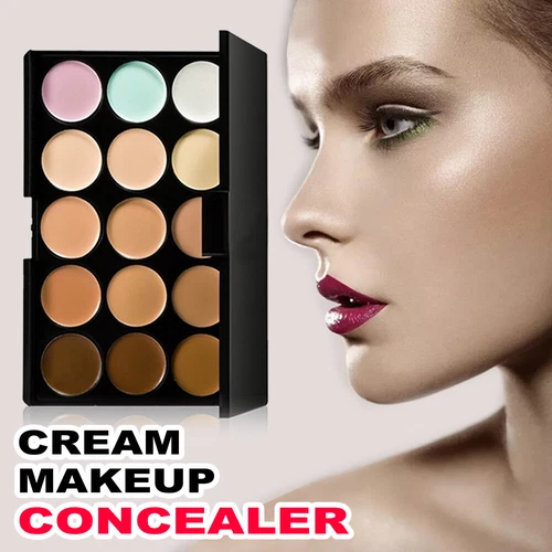 NEW 15 Color Contour Cream Concealer Kit Neutral Makeup Camouflage Palette SALE - Picture 1 of 7