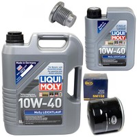 MotoröL Set 10W-40 6 Liter + ÖLfilter SM 158 + Schraube FüR Dacia Lodgy Dokker