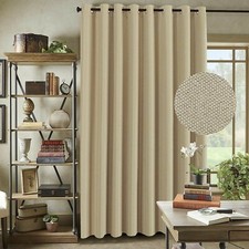 H.Versailtex Wide Width Space Smart Thermal Insulated Blackout Curtain Ivory