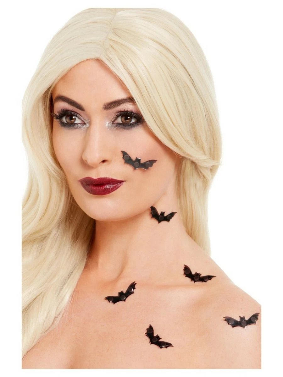 Tatuajes Temporales De Halloween - 3 Diseños De Calavera Para Cara, Fáciles De Aplicar Y Quitar - Ideal Para Fiestas Y Disfraces