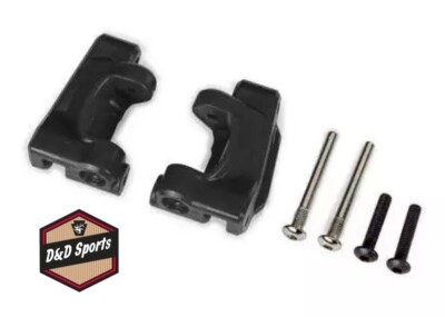 Traxxas 9136 Caster Blocks Black C-Hubs Extreme Heavy Duty (Slash Modified)