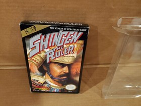 oval seal Shingen The Ruler complete in box nintendo nes rpg game