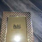 vintage solid brass gold picture frame 3.5”x5” photo — photo 7