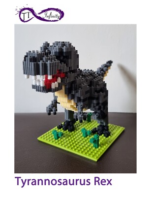 Dinosaurier Tyrannosaurus T-Rex Modell Linkgo Mikroziegel Baustein Zum Selbermachen Geschenk