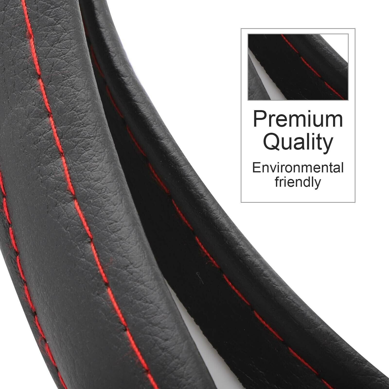 Universal 38cm Faux Leather Car Steering Wheel Cover Car Steering Wheel