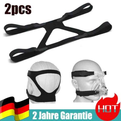 2PCS Kopfband Fullface Ersatzteil Maske Nasalmaske Beatmungsgerät für Rui Maite