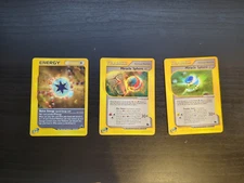 Pokémon Skyridge Trainer Bundle - Retro Energy, Alpha & Gamma Miracle Sphere