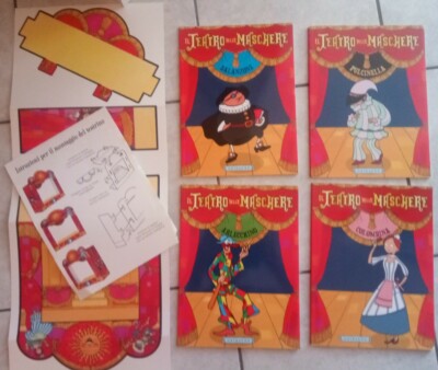 Spielbuch Das Maskentheater Harlekin Küken Schaukel Colombina