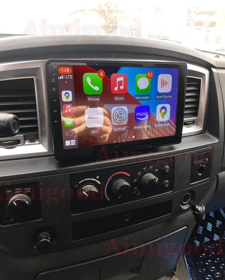 For 2006-2008 Dodge Ram 1500 2500 3500 Android 13 CarPlay Car Stereo Radio GPS Foto 4 de 4