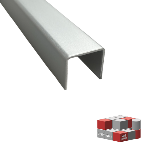 U-Profil Aluminium Silber Natur Eloxiert U-Winkel Abdeckung Abdeckprofil Al Mg1