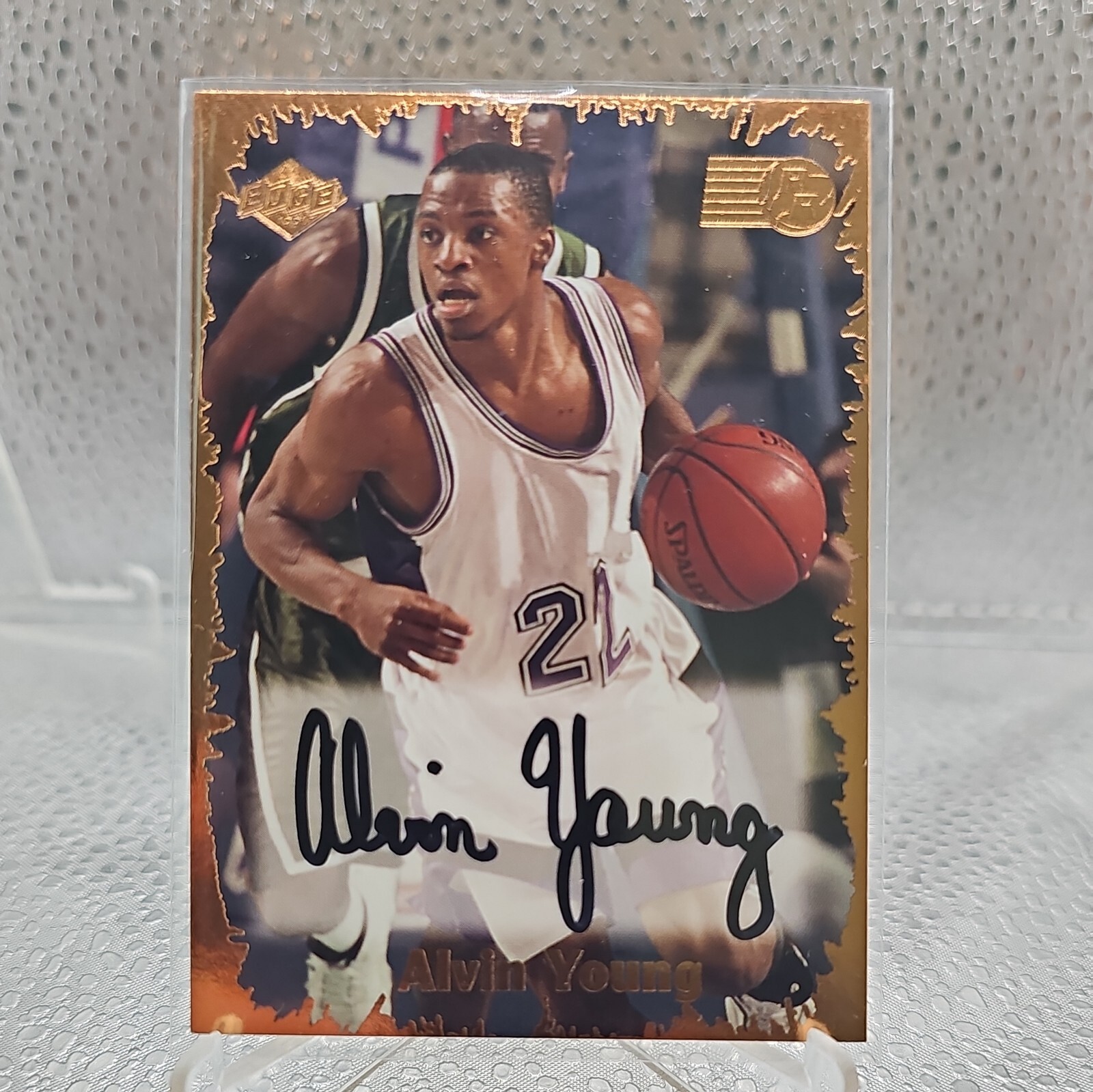 1999 Collector's Edge Rookie Rage - #RR-45 Alvin Young (RC) Autograph