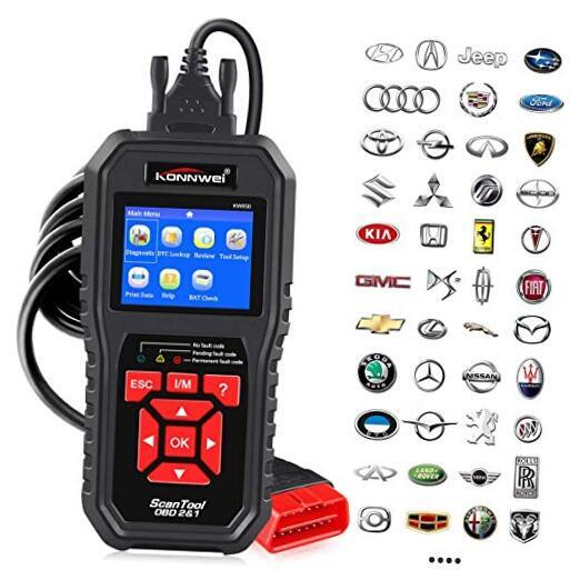 OBD2 Scanner Auto Diagnostic Fault Code Reader Professional Car OBD II Scanner-image
