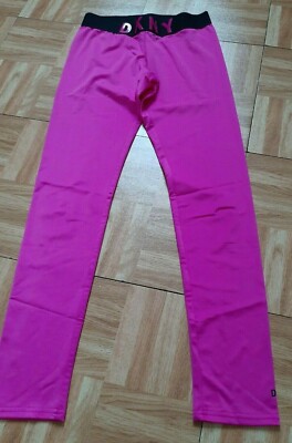 DKNY Kinder Teenager Hot Pink Leggings Brandneu ohne Etikett UVP £45 16 Jahre