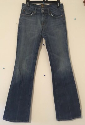 EUC 7 For All Mankind Denim Jean 26 U075055U-055U | eBay