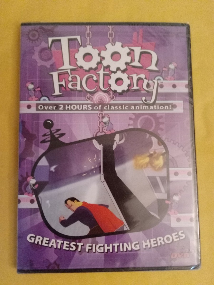 Greatest Fighting Heroes Toon Factory Slim Case DVD 2 Hours