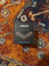 Aroma Diffuser by Amore Paris  Brown Clifton Wood Grain  USB POWERED 