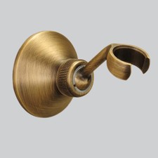 Antique Brass Handheld Shower head Holder Adjustable Shower Head Wall Bracket