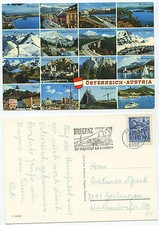22498 - Stamp: Bregenz, the mountain town on Lake Constance - 12.5.1969 - Postcard