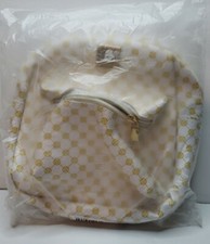 NEW Small Zipper Backpack Women's Geometric Pattern Backpack w/Adjustable Strap