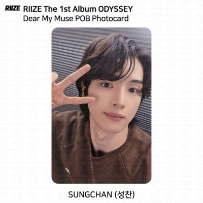 RIIZE The 1st Album ODYSSEY Dear My Muse POB Photocard KPOP K-POP