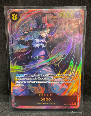 ONE PIECE TCG 500 Years in the Future Sabo OP07-118 Alt Art ENG NM